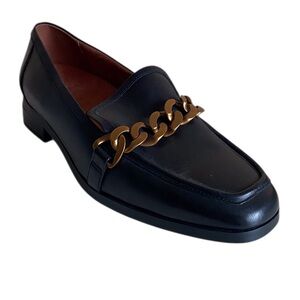 Vionic Mizelle Slip On Casual Loafer Woman 11WIDE Black Horse Bit Preppy Comfort